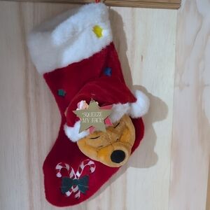 Vintage Disney Winnie The Pooh Christmas Stocking 1999 NWT